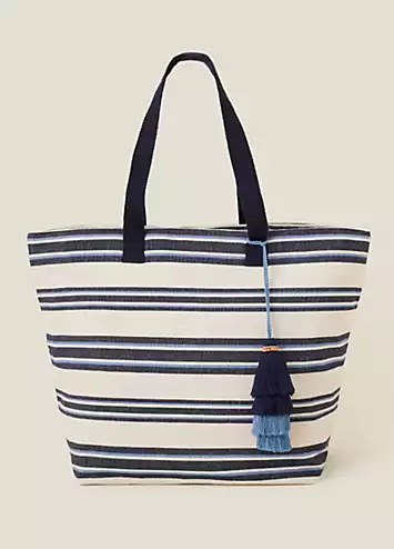 Accessorize Stripe Beach Tote Bag | Grattan