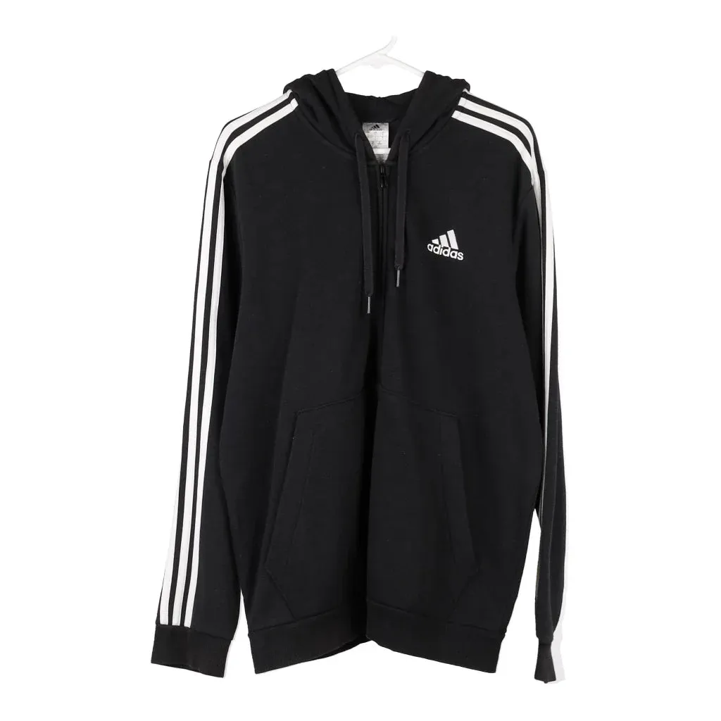 Adidas Hoodie - Large Black Cotton