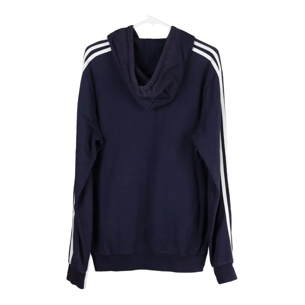 Adidas Hoodie - Large Navy Cotton