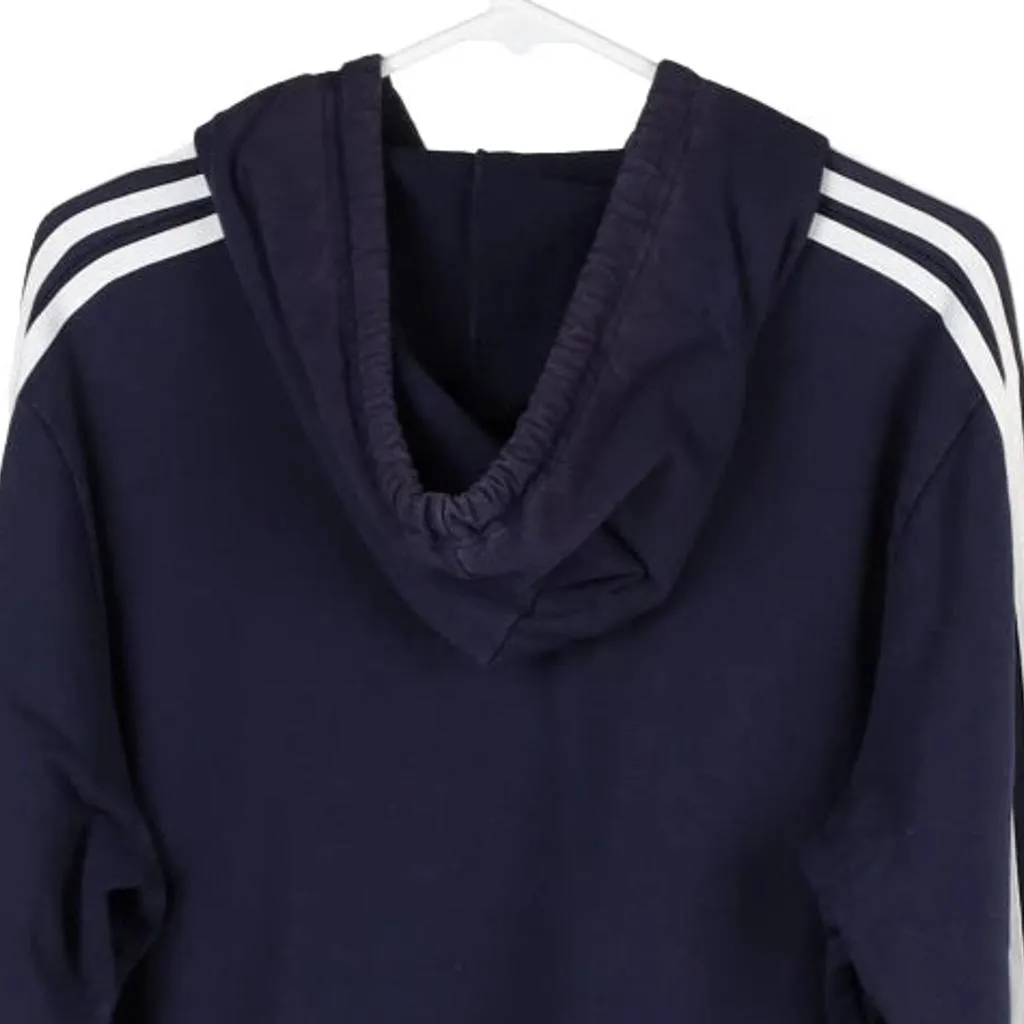 Adidas Hoodie - Large Navy Cotton