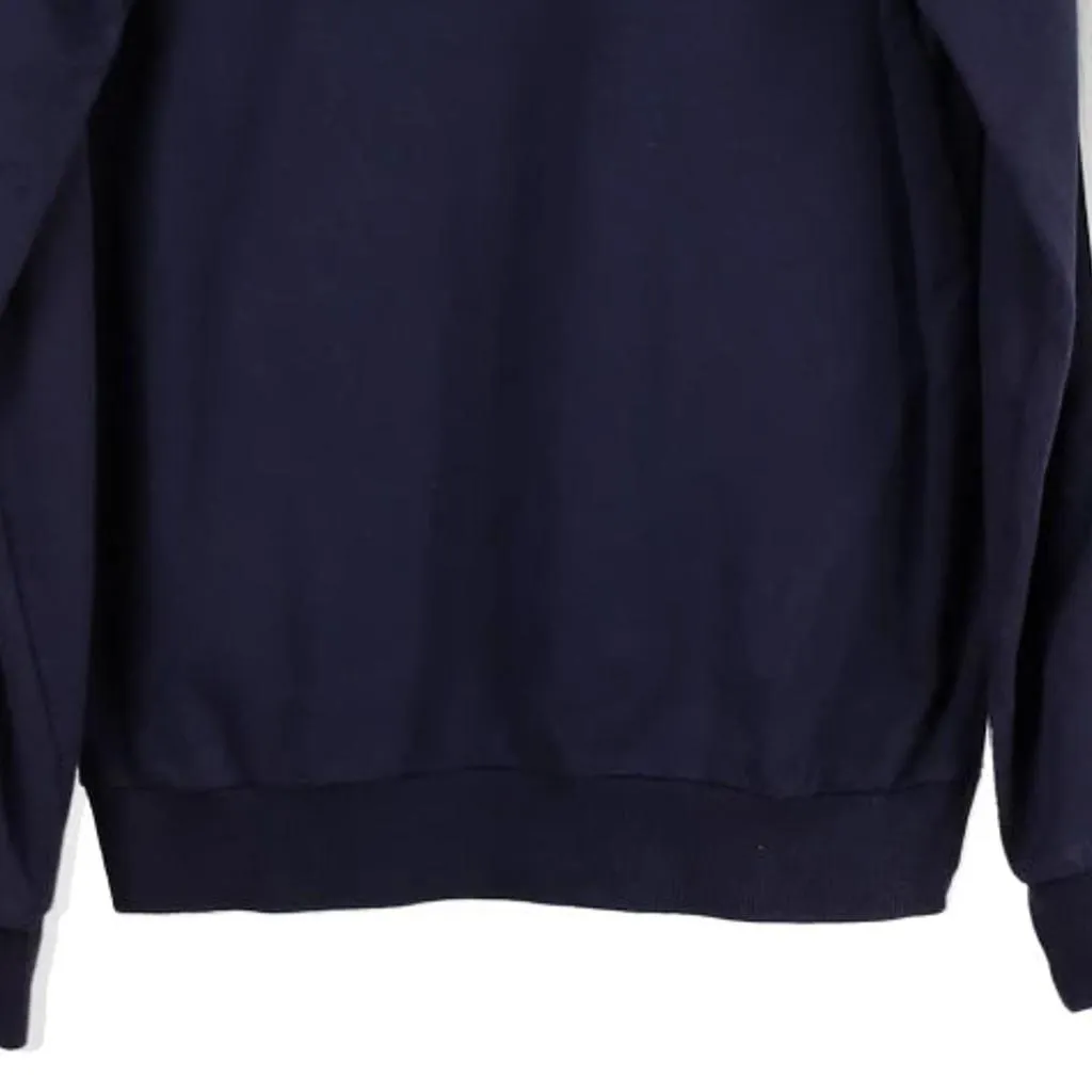 Adidas Hoodie - Large Navy Cotton