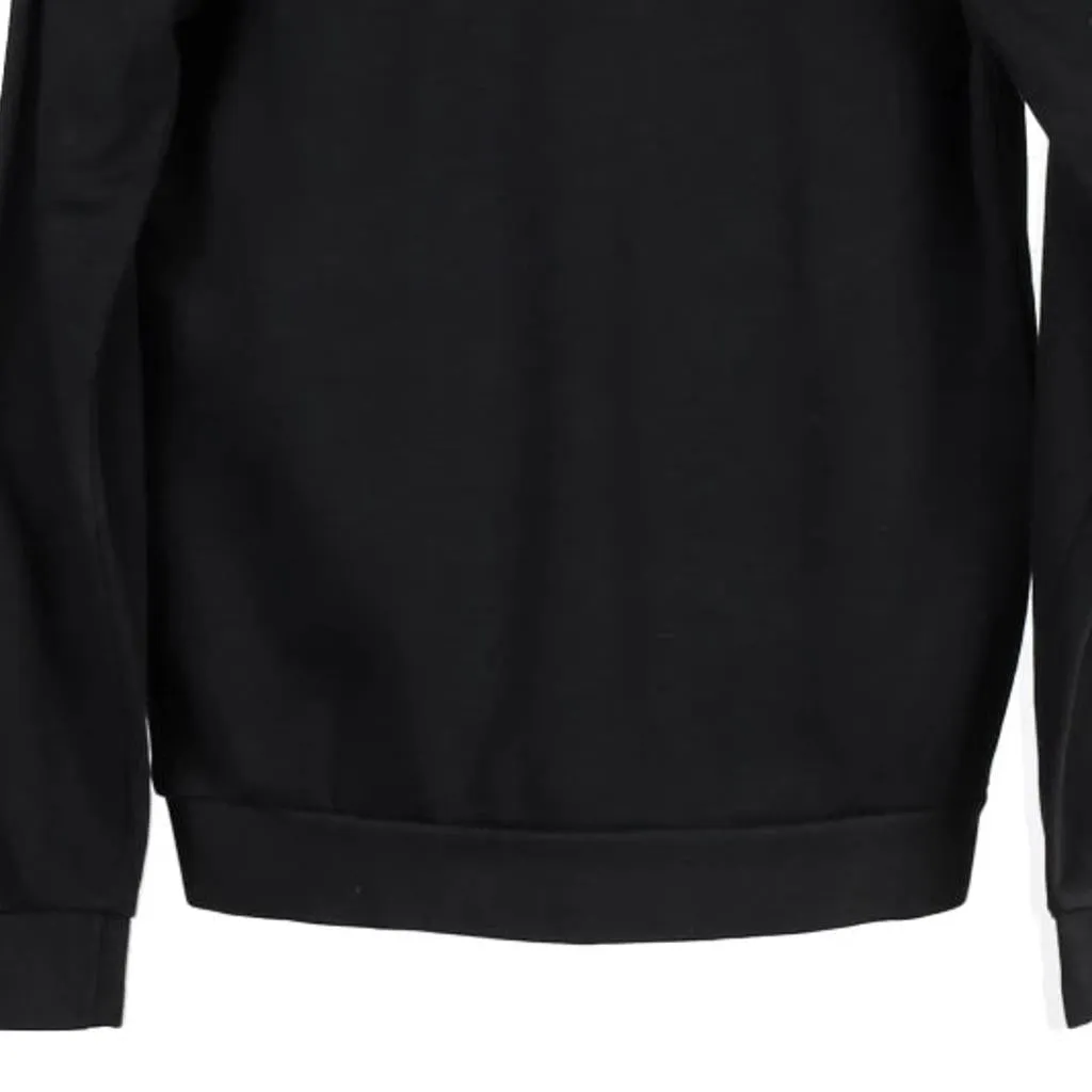 Adidas Spellout Hoodie - XS Black Cotton