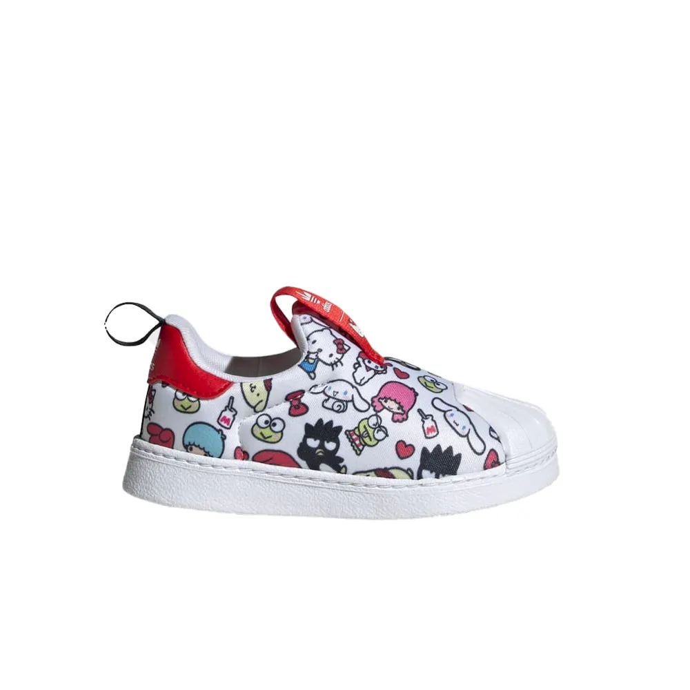 Adidas X Hello Kitty Superstar 360 Infant Cloud White / Vivid Red / Core Black HQ4092