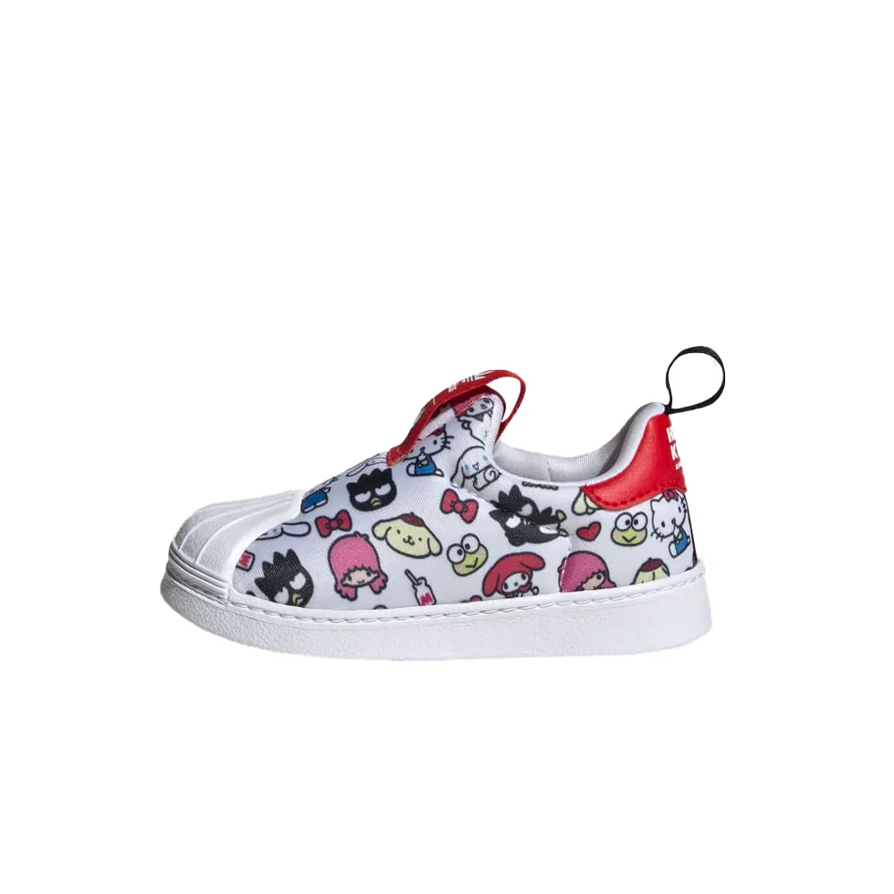 Adidas X Hello Kitty Superstar 360 Infant Cloud White / Vivid Red / Core Black HQ4092