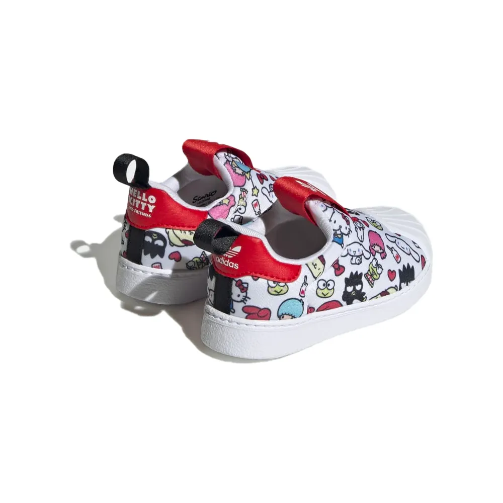 Adidas X Hello Kitty Superstar 360 Infant Cloud White / Vivid Red / Core Black HQ4092