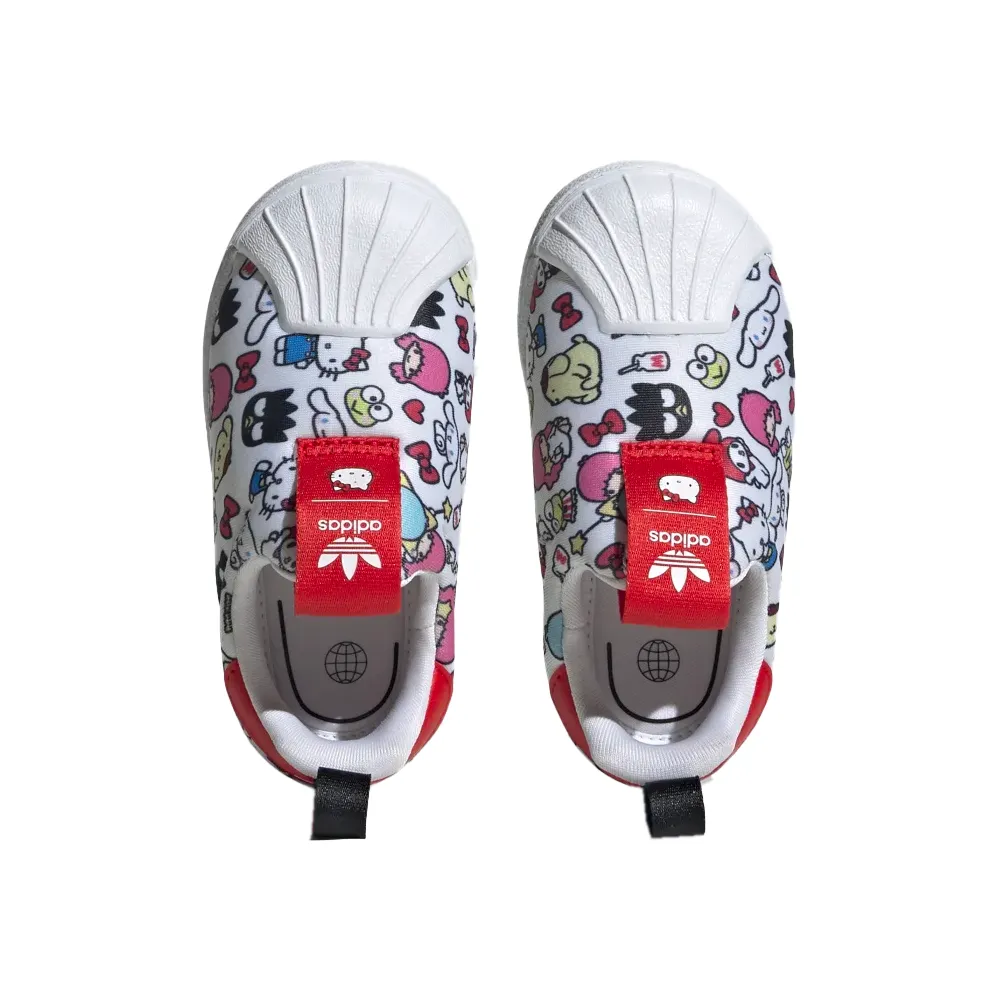 Adidas X Hello Kitty Superstar 360 Infant Cloud White / Vivid Red / Core Black HQ4092