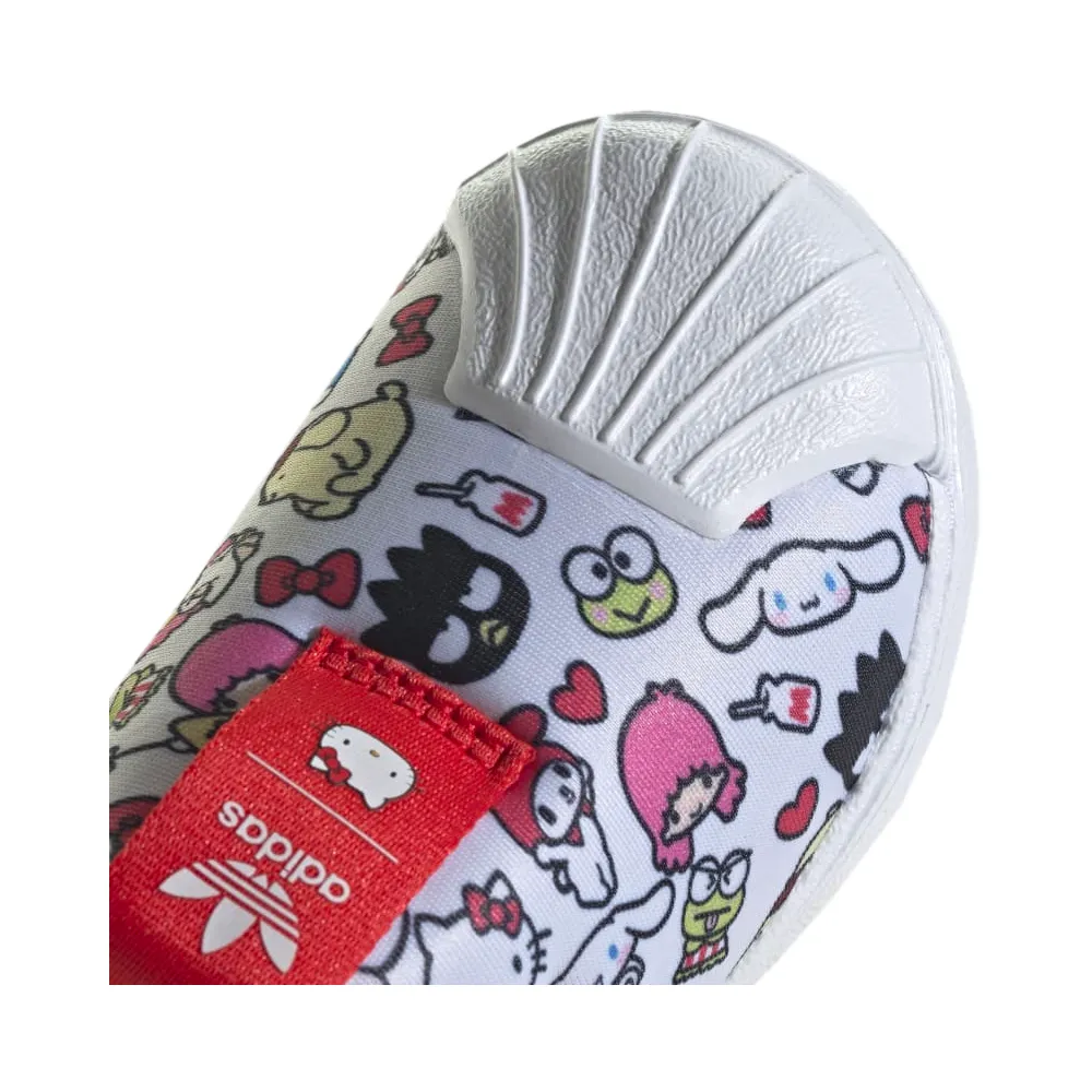 Adidas X Hello Kitty Superstar 360 Infant Cloud White / Vivid Red / Core Black HQ4092