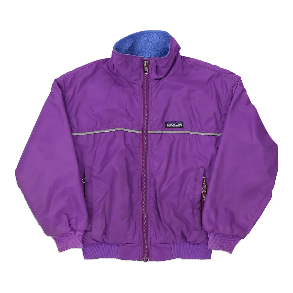 Age 8 Patagonia Jacket - Small Purple Polyester