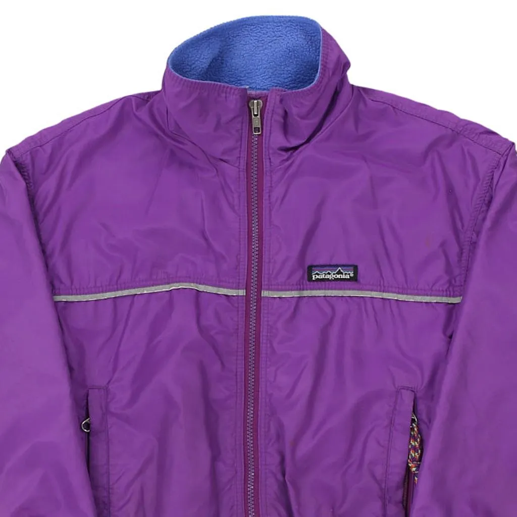 Age 8 Patagonia Jacket - Small Purple Polyester