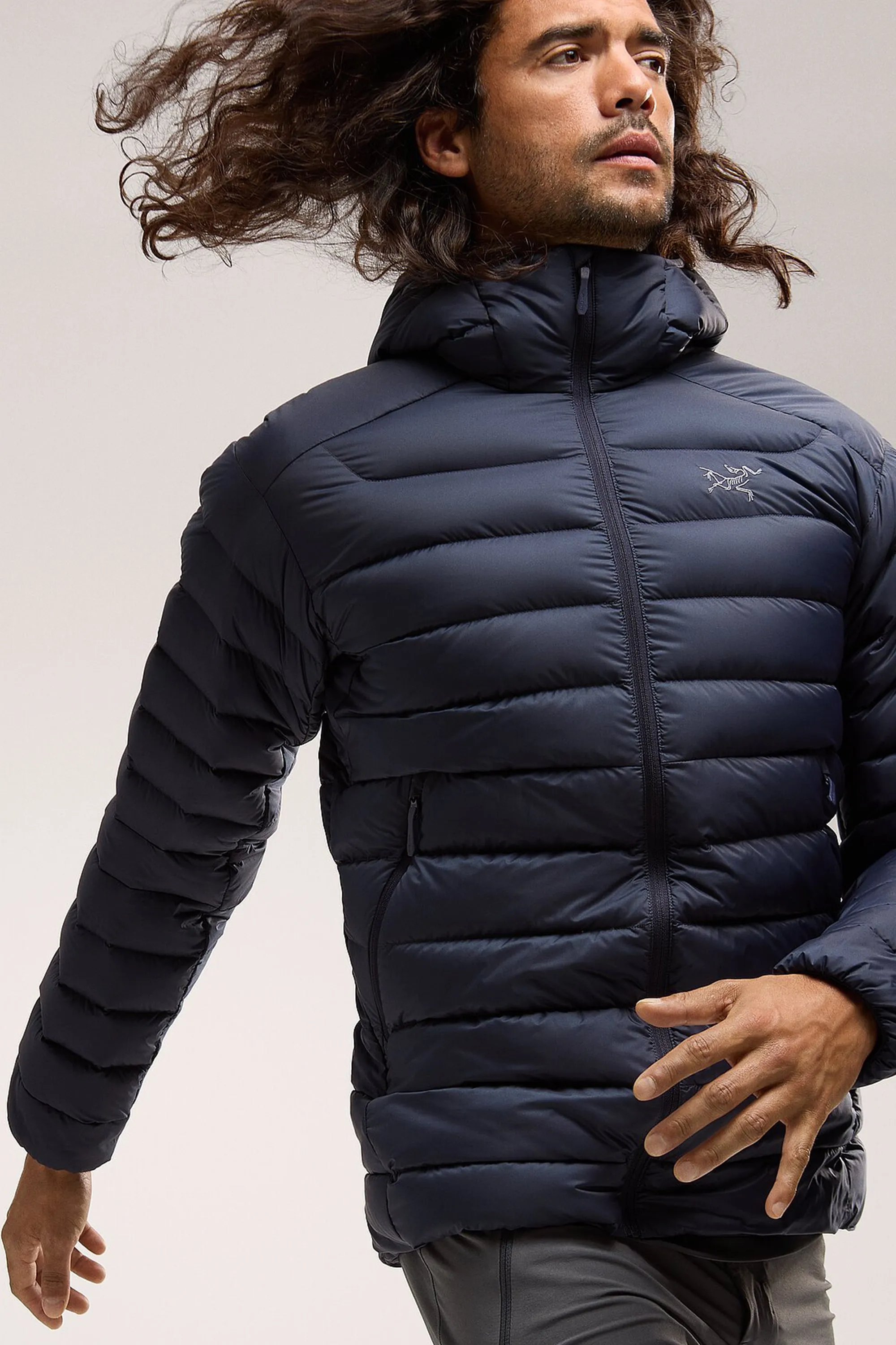 Arc'teryx Men's Cerium Hoody in Black Sapphire