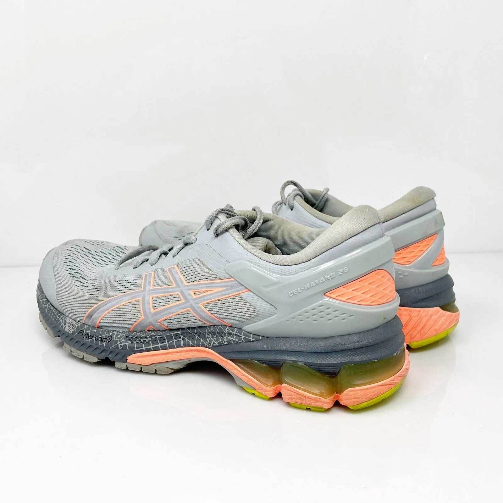 Asics Womens Gel Kayano 26 1012A536 Gray Running Shoes Sneakers Size 7.5