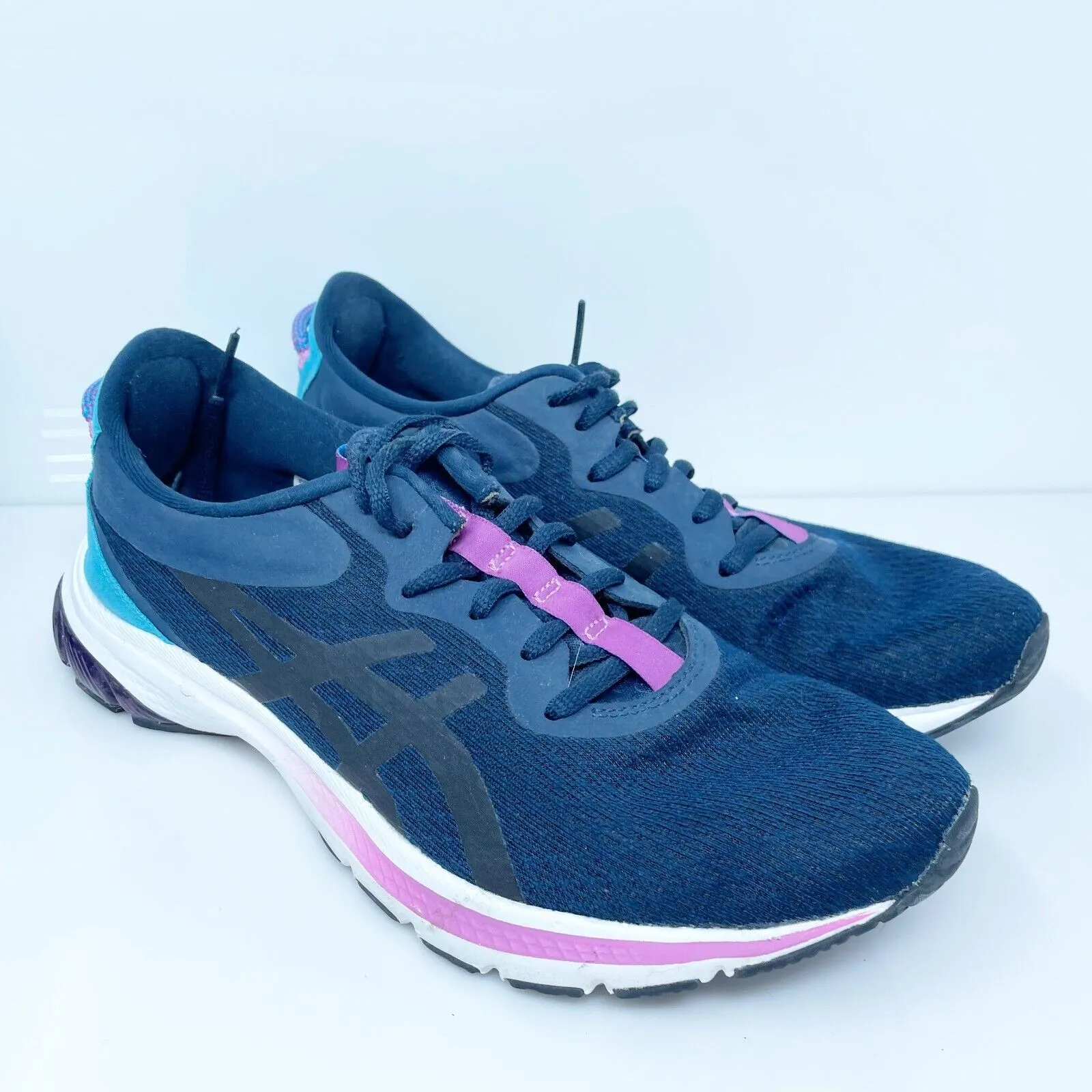 Asics Womens Gel Kumo Lyte 2 1012A913 Blue Running Shoes Sneakers Size 10