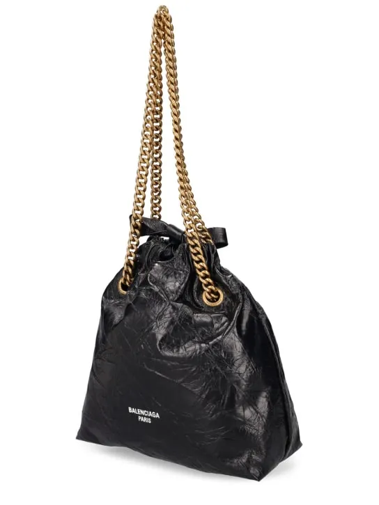 Balenciaga   Small Crush leather tote bag 