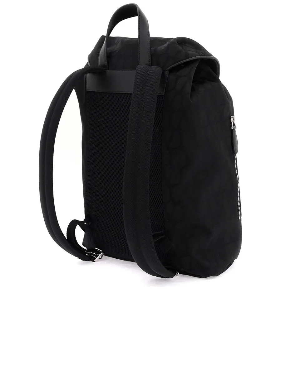 Black Iconographe Nylon Backpack