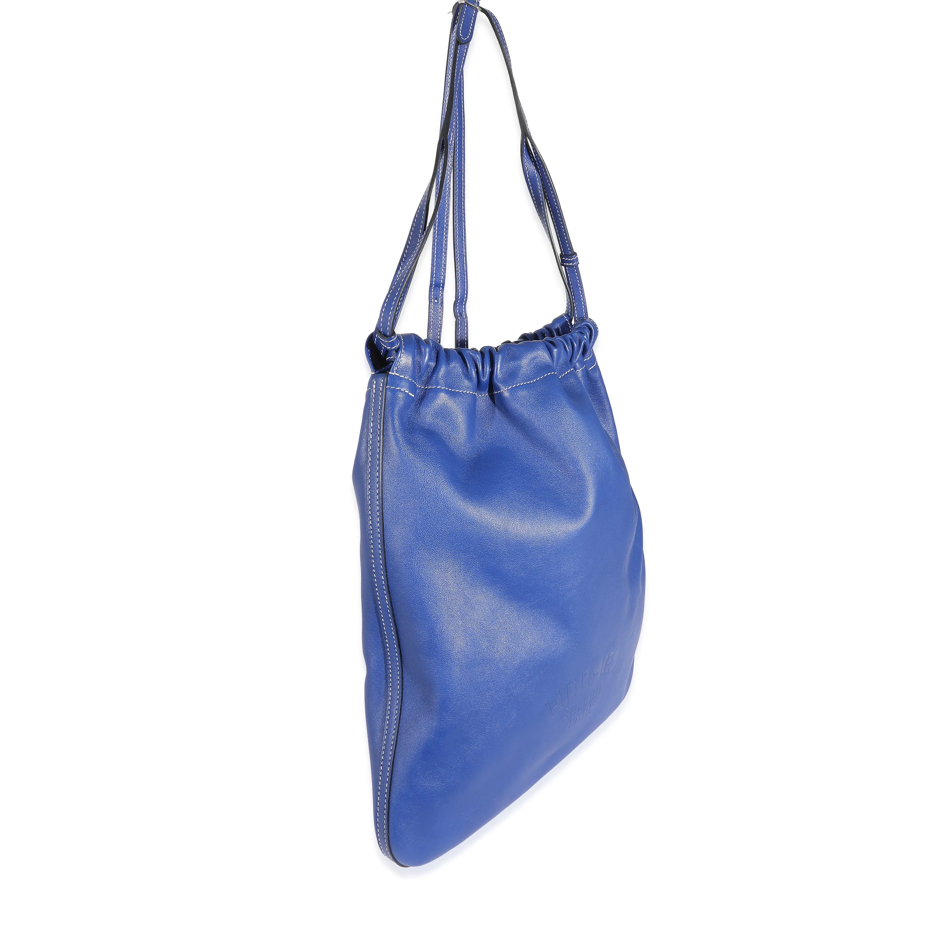 Bleu Electrique Cheri Calfskin Bridado Backpack