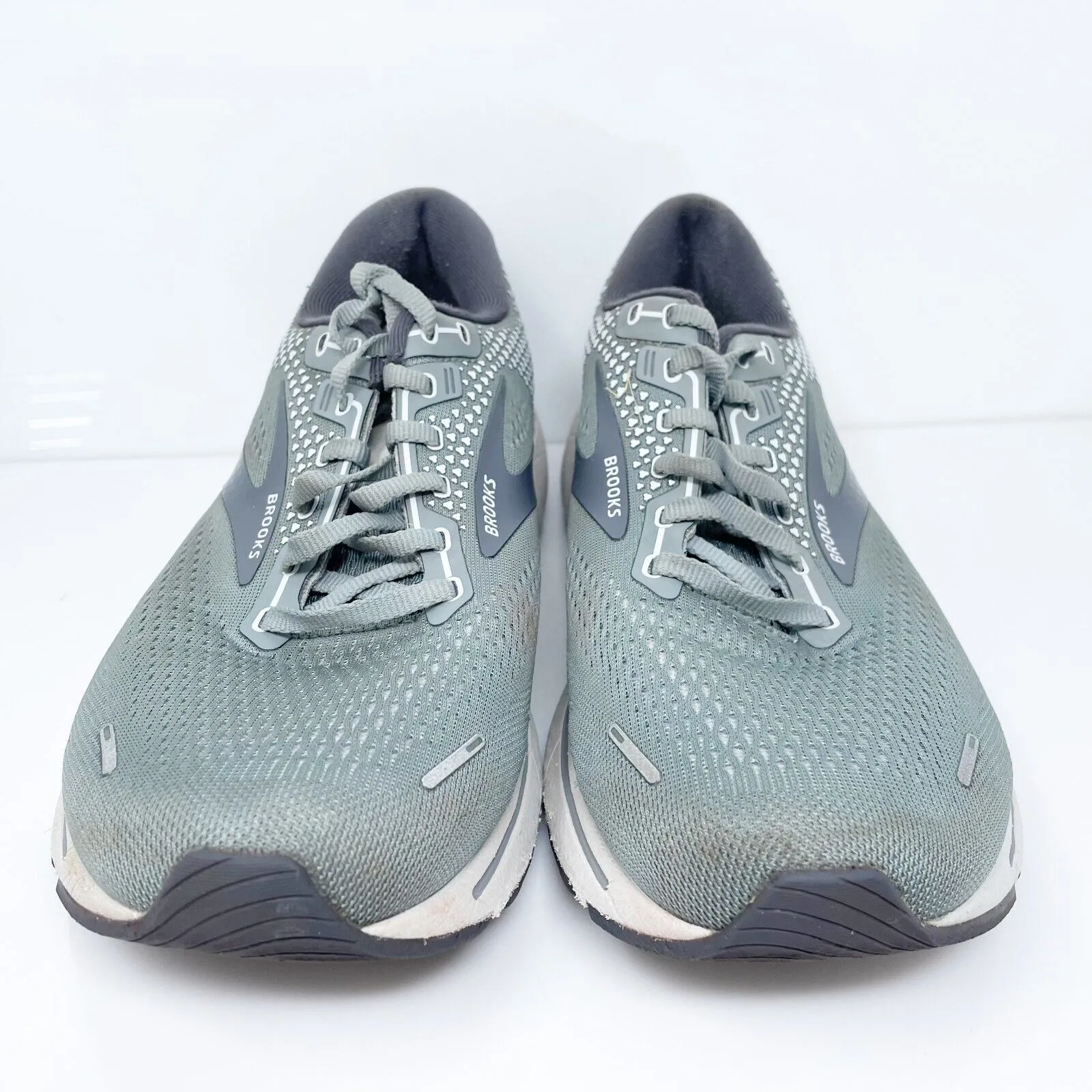 Brooks Mens Ghost 14 1103691D067 Gray Running Shoes Sneakers Size 10.5 D