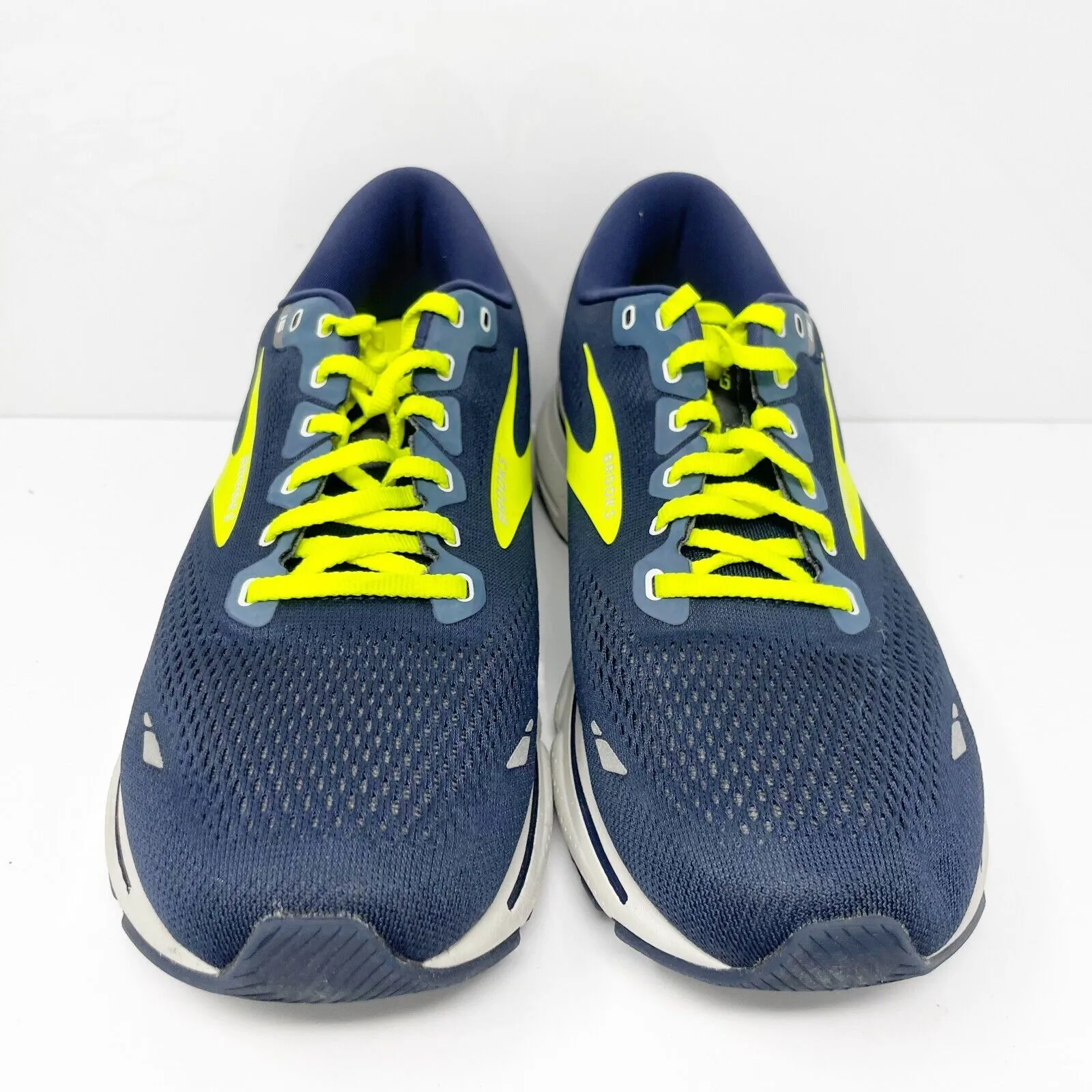 Brooks Mens Ghost 15 1103932E429 Blue Running Shoes Sneakers Size 12.5 2E