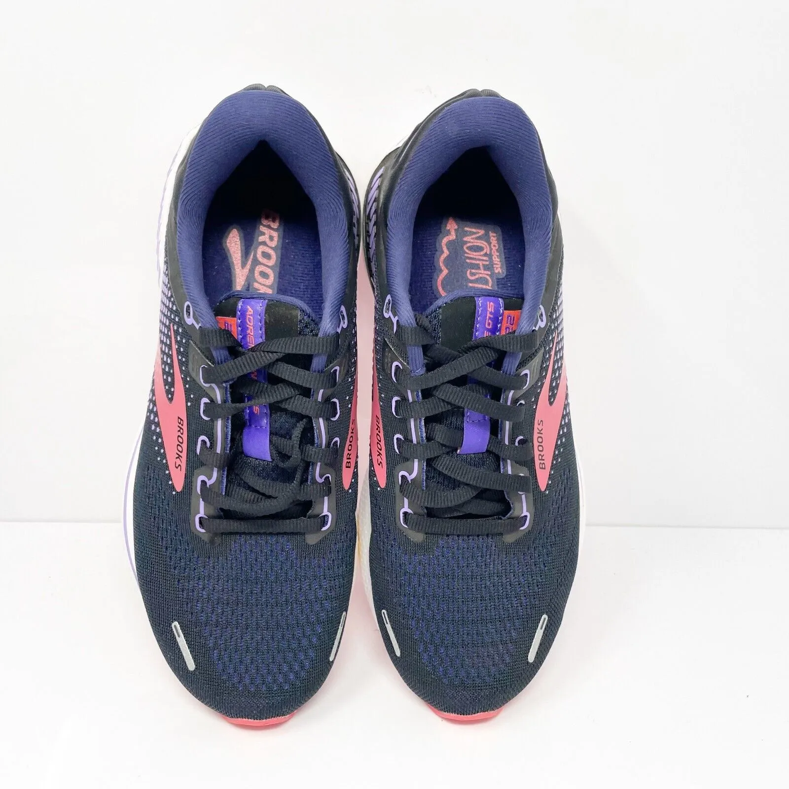 Brooks Womens Adrenaline GTS 22 1203531B080 Blue Running Shoes Sneakers Sz 7.5 B