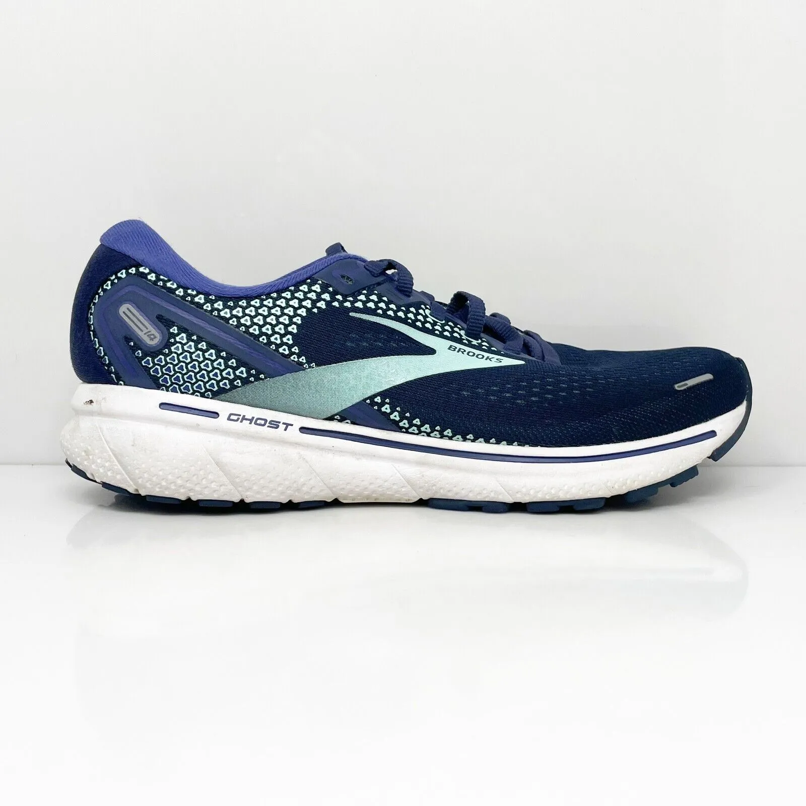 Brooks Womens Ghost 14 1203561B446 Blue Running Shoes Sneakers Size 9 B