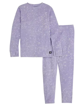 Burton Kids' Fleece Base Layer Set - Stardust | Shop Long Johns at Trojan Wake Ski Snow & Snow Skiers Warehouse