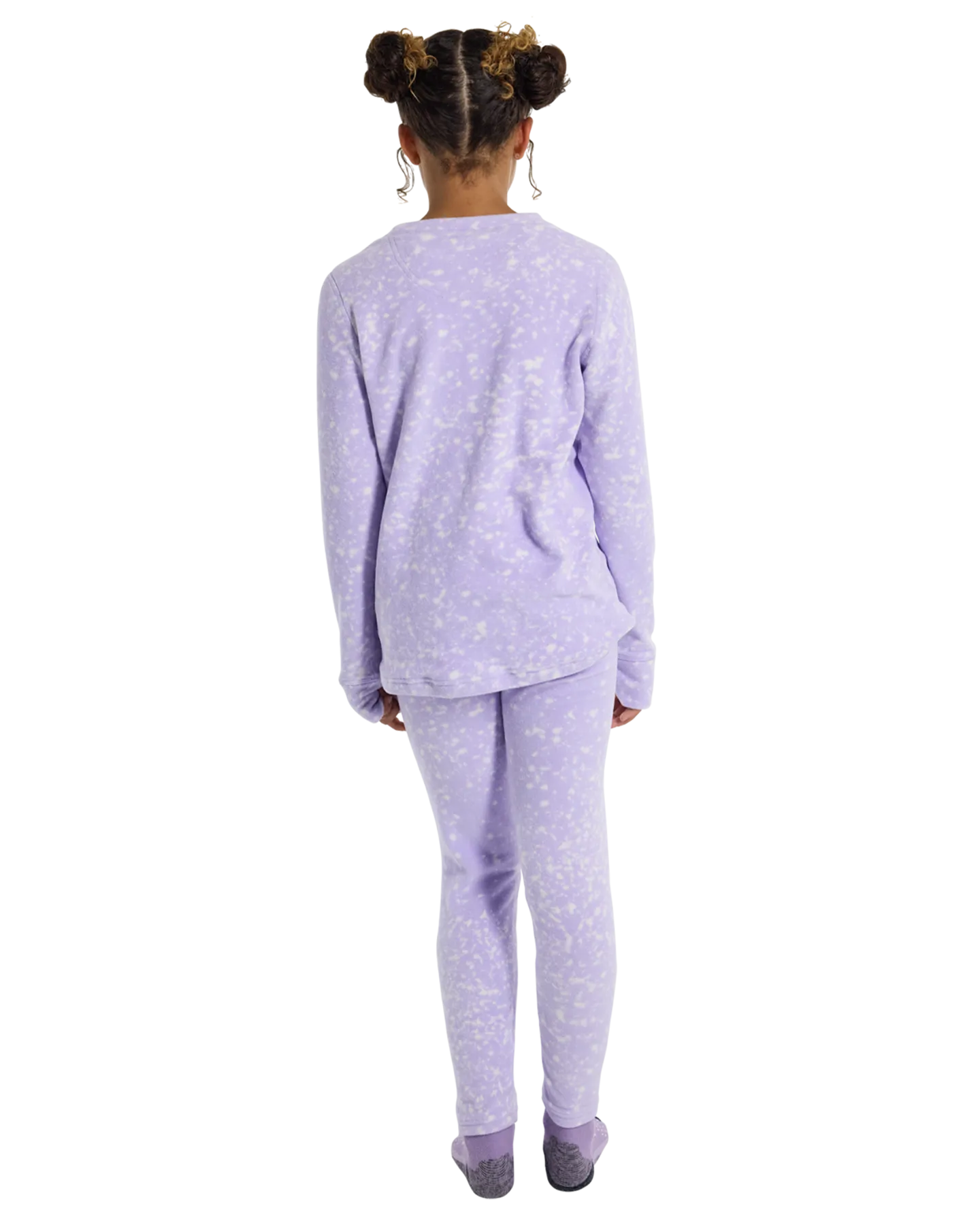 Burton Kids' Fleece Base Layer Set - Stardust | Shop Long Johns at Trojan Wake Ski Snow & Snow Skiers Warehouse