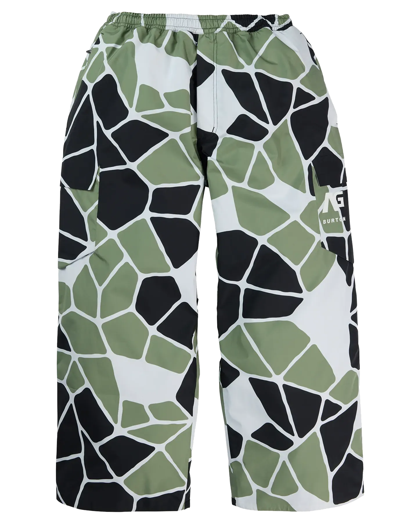 Burton Men's Analog 2L Gore-Tex Flyrail Snow Pants - Hedge Green Giraffe - 2024 | Shop Snow Pants & Suits at Trojan Wake