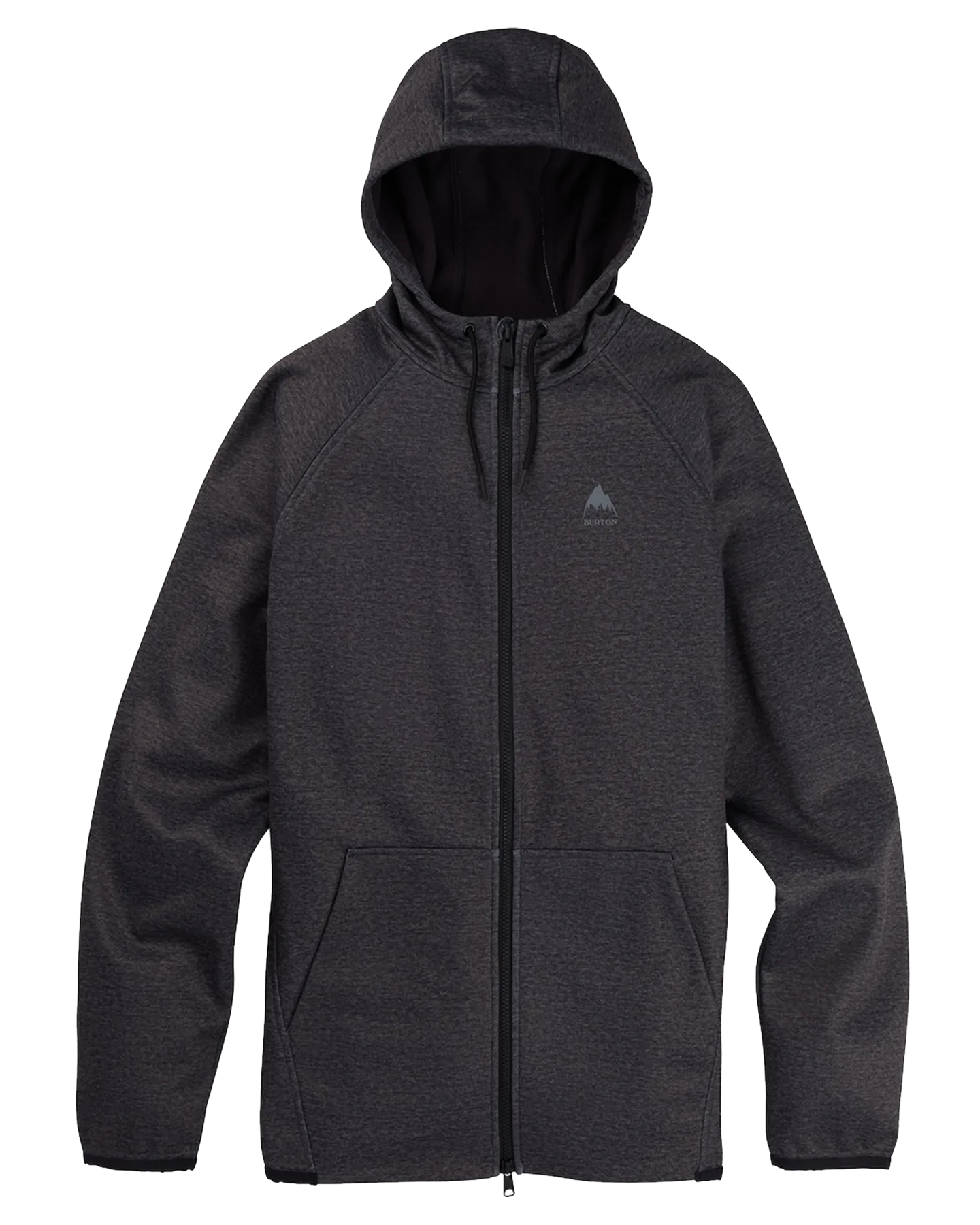 Burton Men's Crown Weatherproof Full-Zip Fleece - True Black Heather