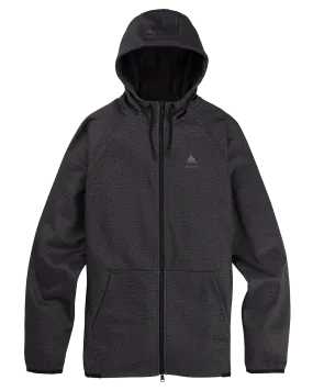 Burton Men's Crown Weatherproof Full-Zip Fleece - True Black Heather