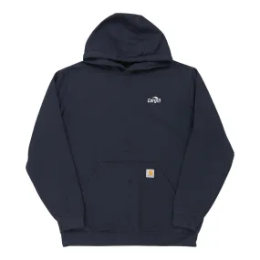 Cargill Carhartt Hoodie - Large Navy Cotton Blend