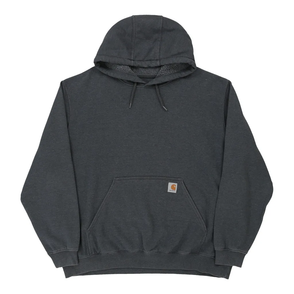 Carhartt Hoodie - 2XL Grey Cotton Blend