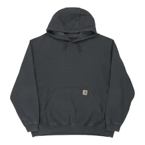 Carhartt Hoodie - 2XL Grey Cotton Blend