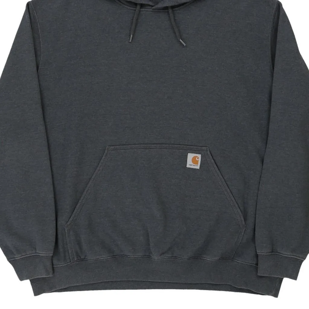 Carhartt Hoodie - 2XL Grey Cotton Blend