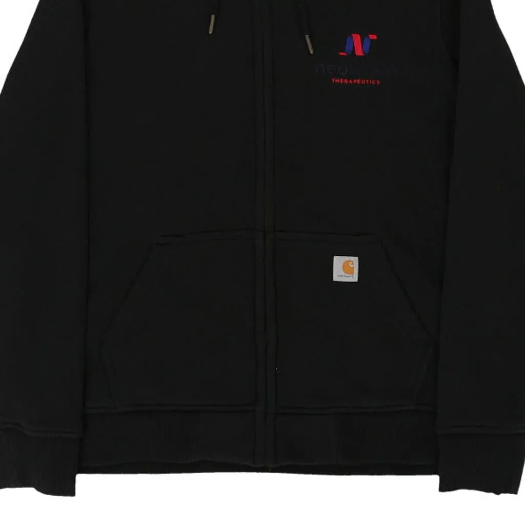 Carhartt Hoodie - Large Black Cotton Blend