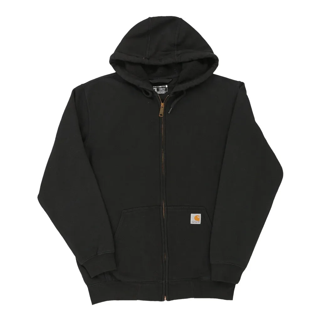 Carhartt Hoodie - Medium Black Cotton Blend