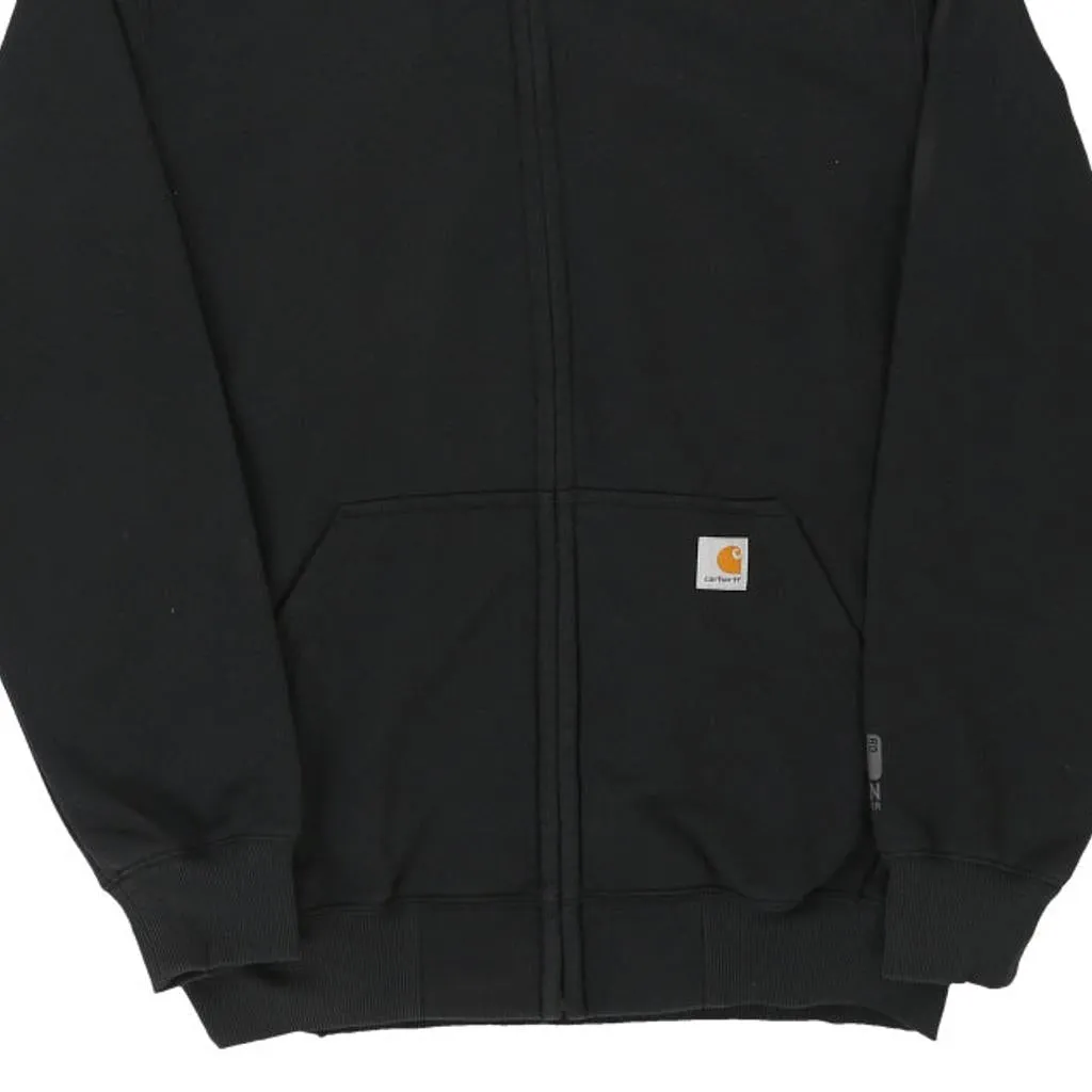 Carhartt Tall Hoodie - Large Black Cotton Blend