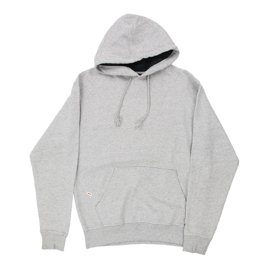 Champion Hoodie - Medium Grey Cotton Blend