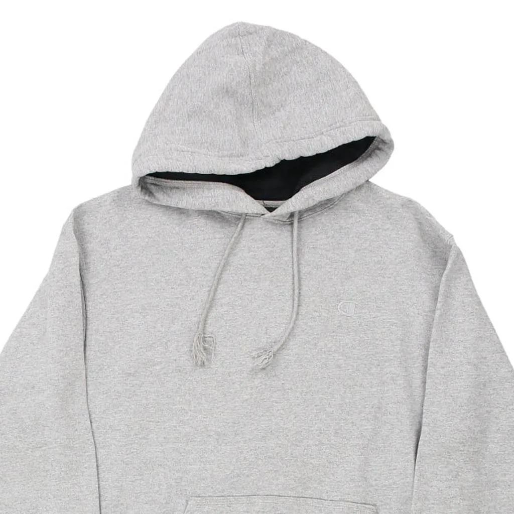 Champion Hoodie - Medium Grey Cotton Blend