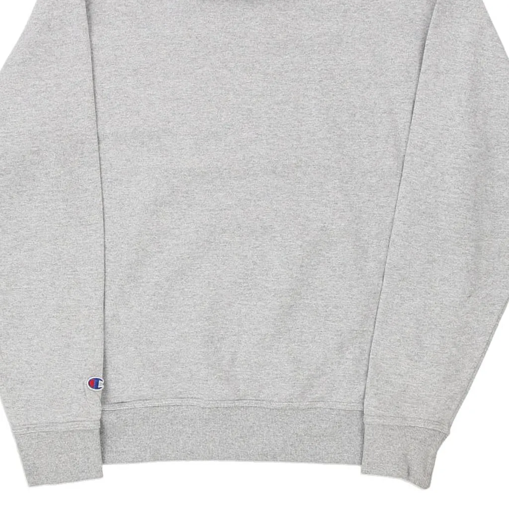 Champion Hoodie - Medium Grey Cotton Blend