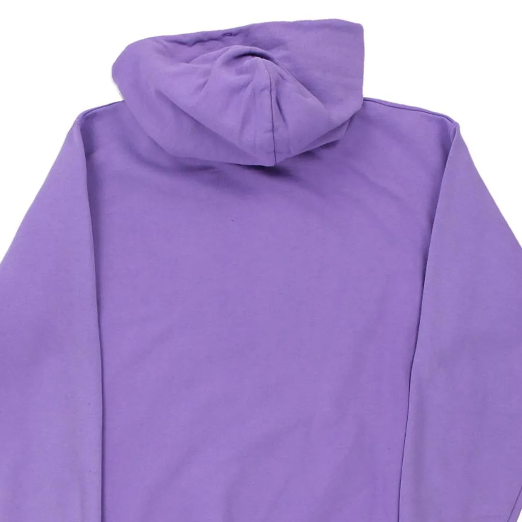 Champion Hoodie - Small Purple Cotton Blend