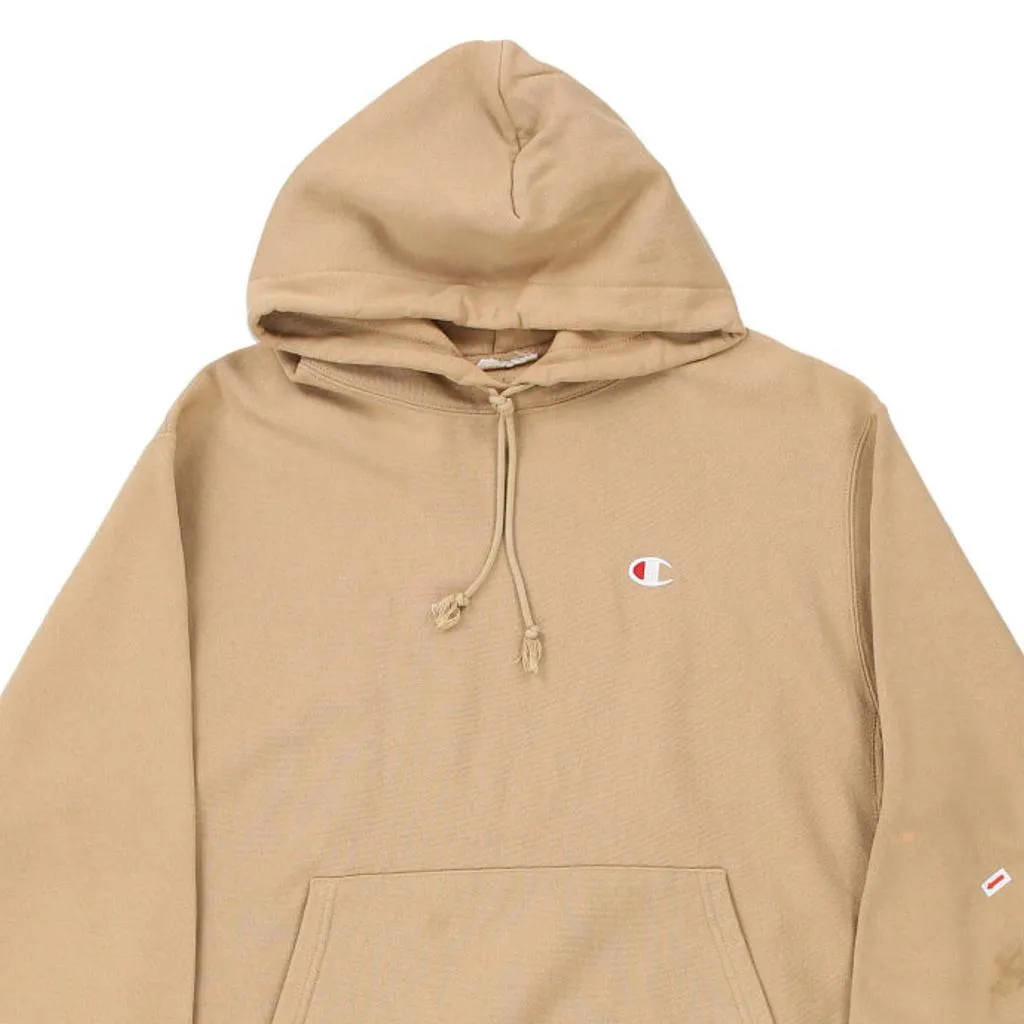 Champion Hoodie - XL Beige Cotton Blend