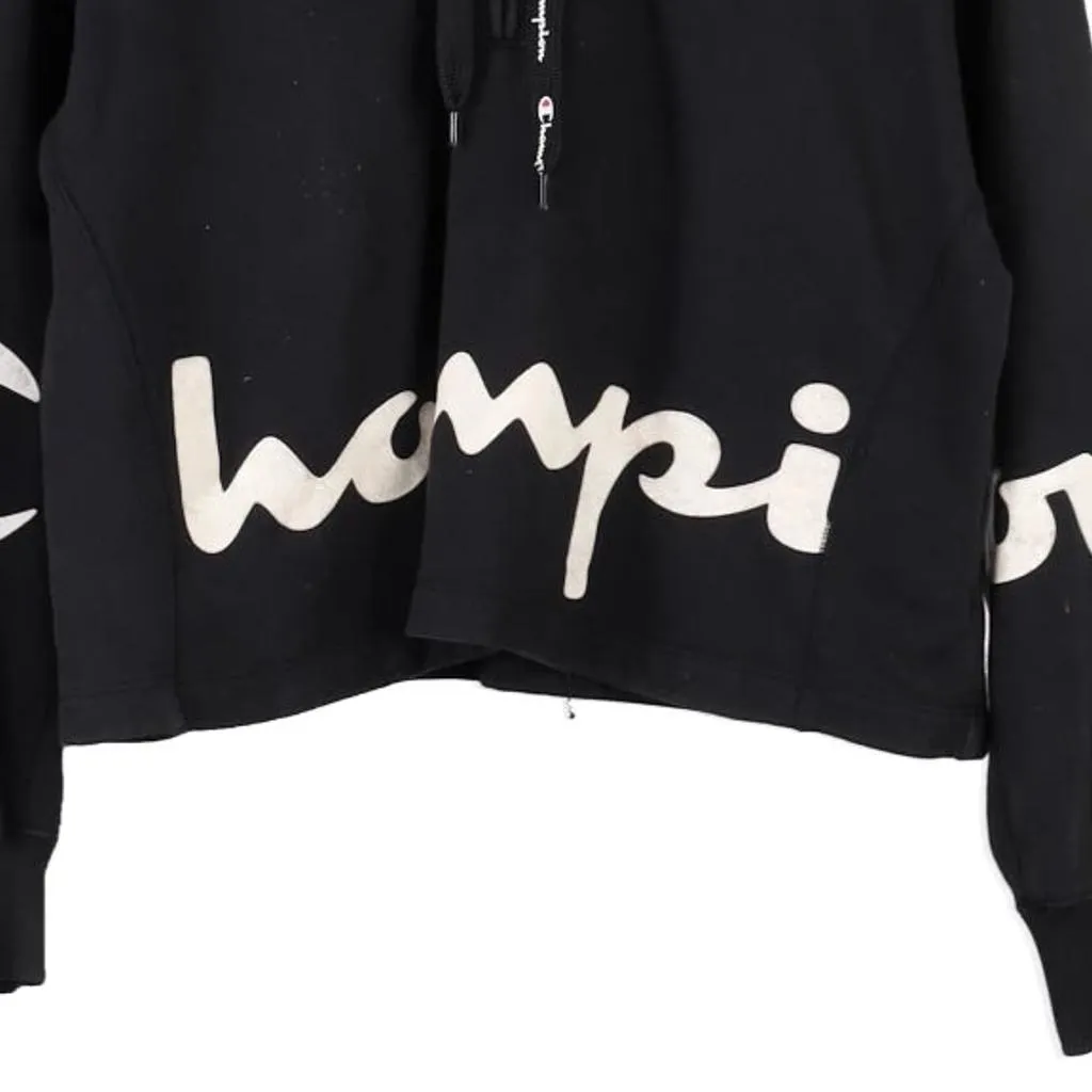 Champion Hoodie - XS Black Cotton