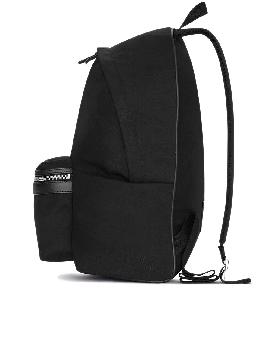 City Backpack in Nylon and Canvas