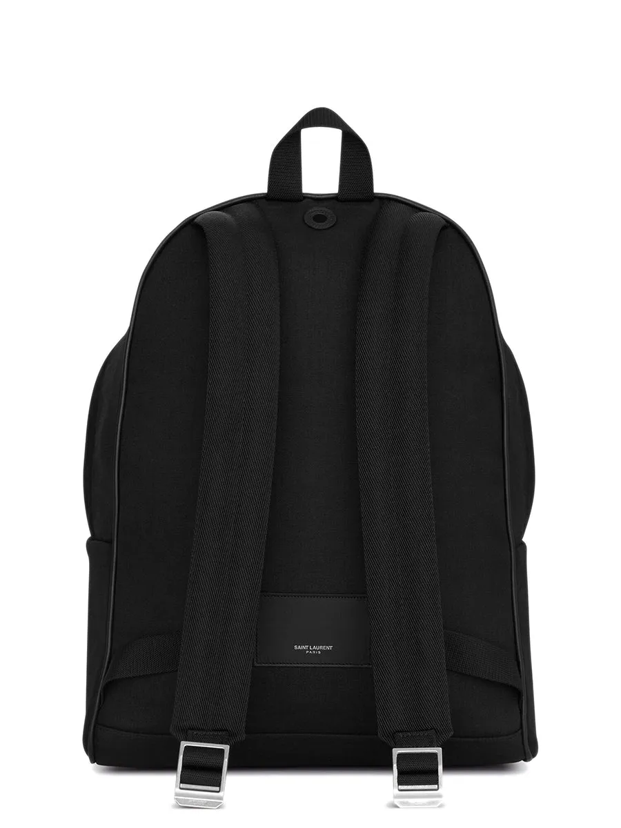 City Backpack in Nylon and Canvas