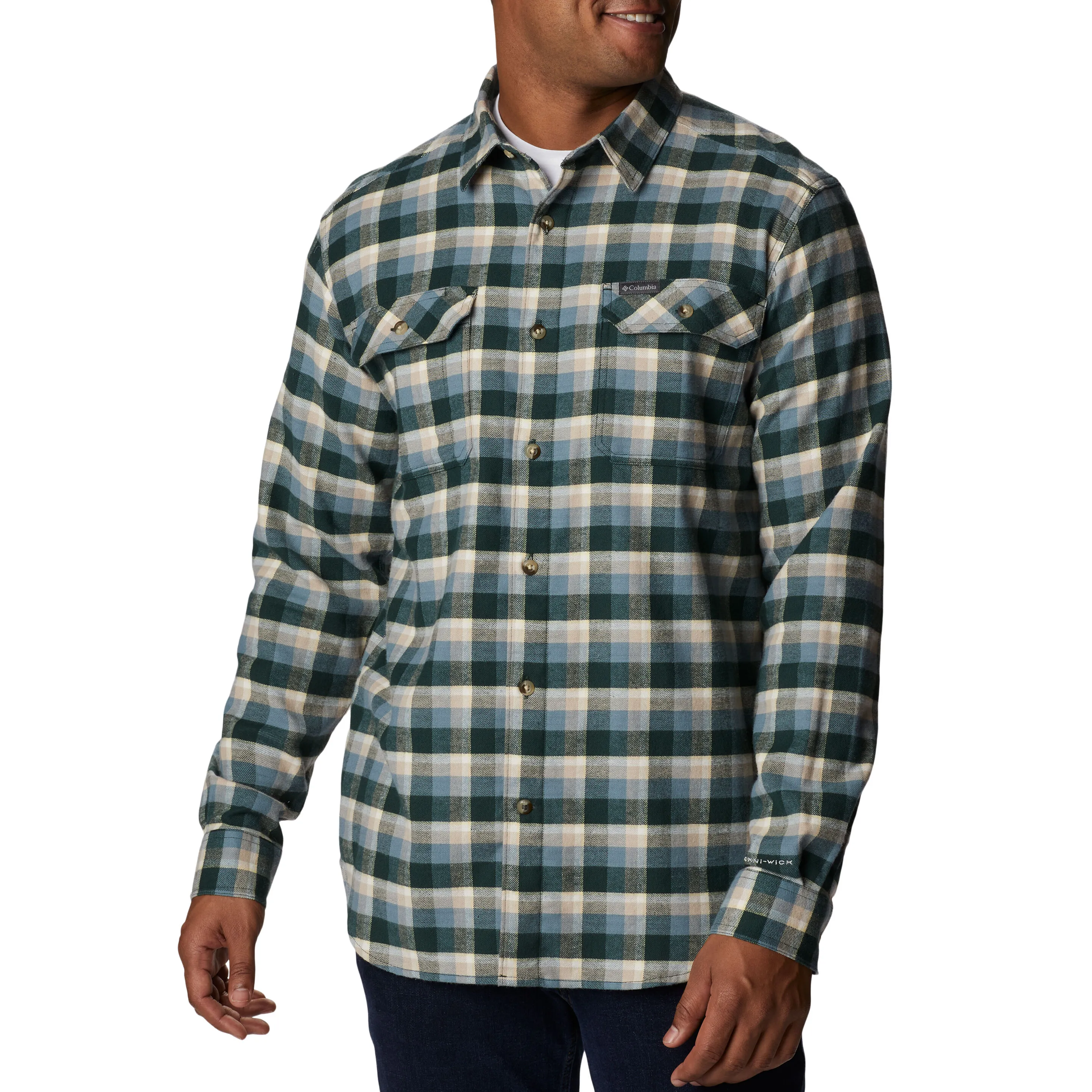 Columbia Men's Flare Gun Stretch Flannel Long-Sleeve Shirt