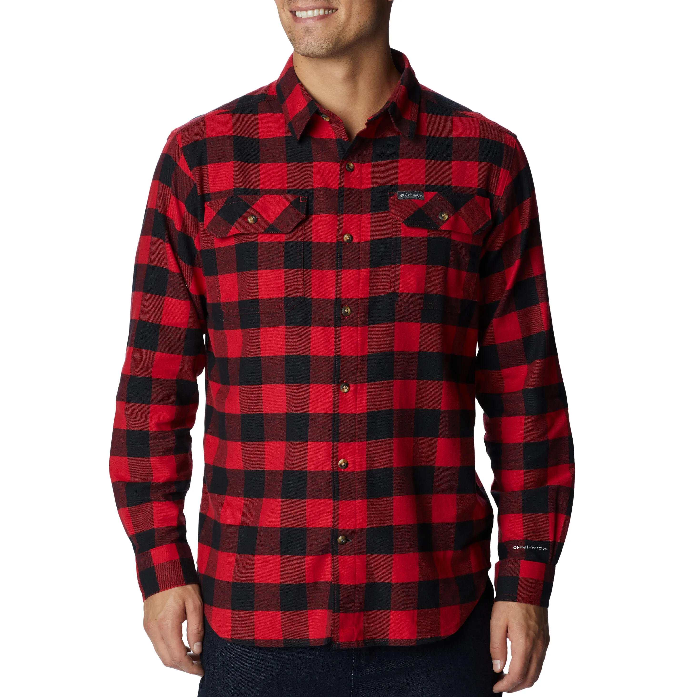 Columbia Men's Flare Gun Stretch Flannel Long-Sleeve Shirt