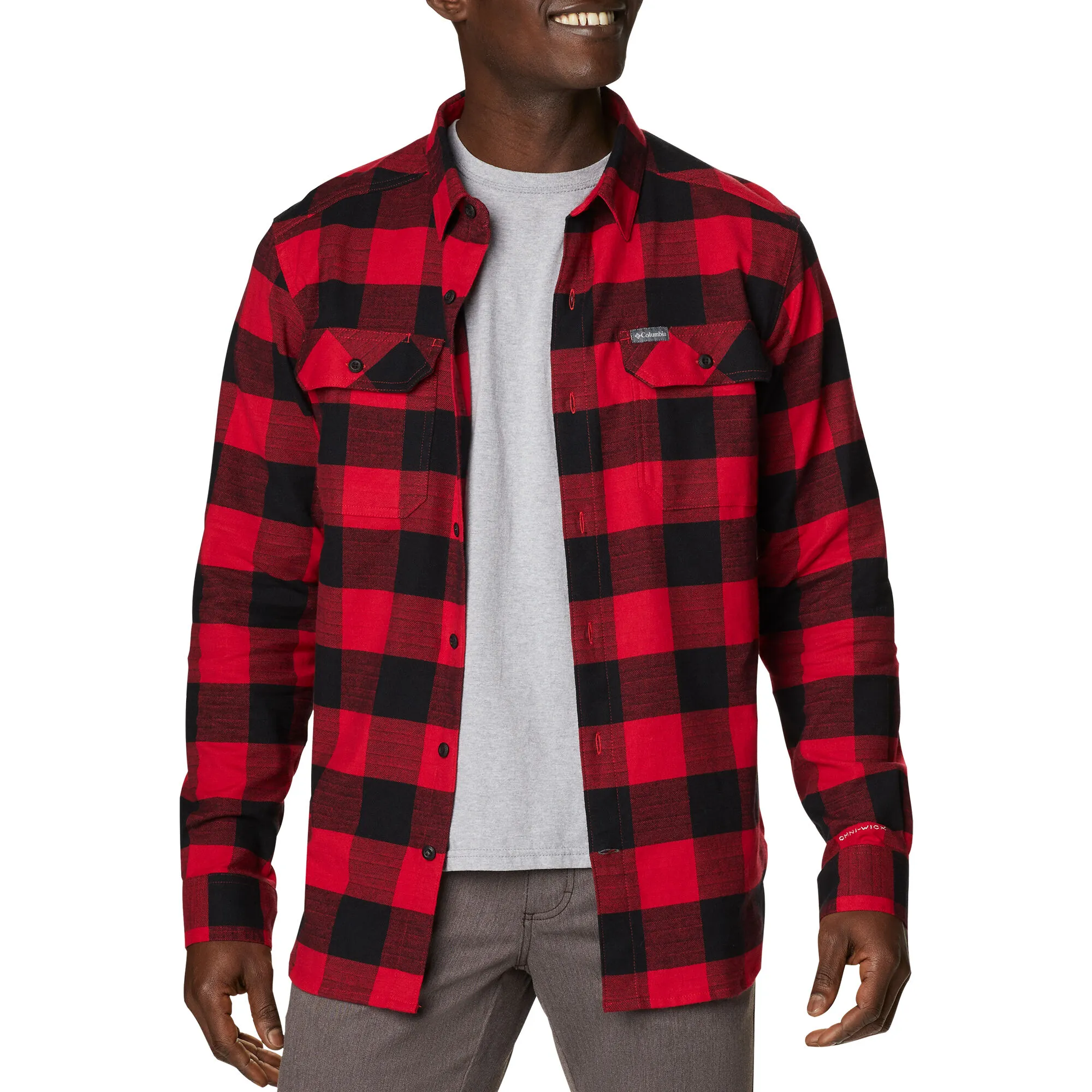 Columbia Men's Flare Gun Stretch Flannel Long-Sleeve Shirt