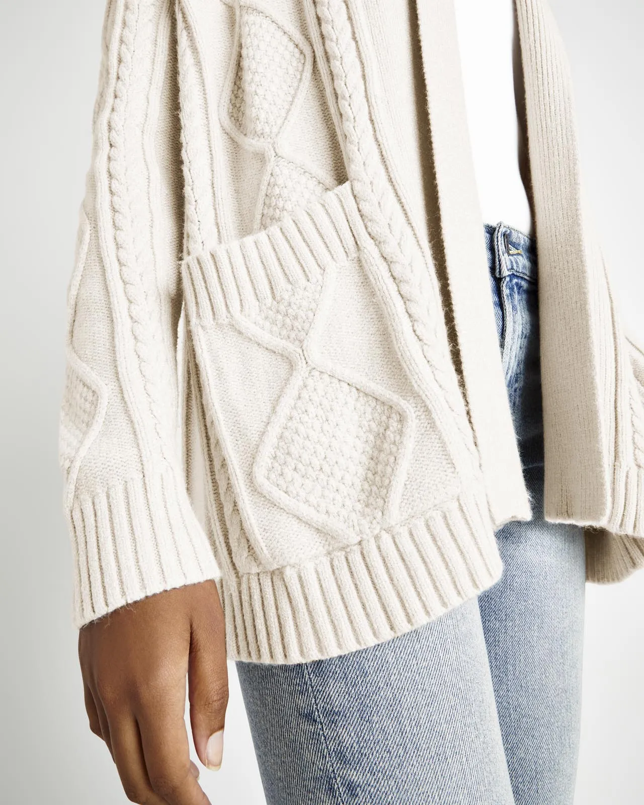 Cora Cable Open Cardigan