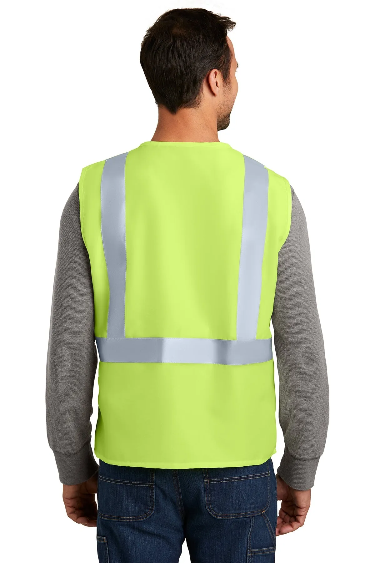 CornerStone ANSI 107 Safety Vest, Safety Yellow/ Reflective