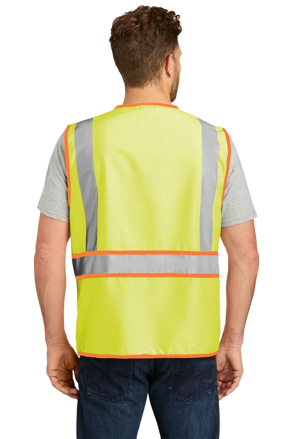 CornerStone ANSI 107 Safety Vest, Safety Yellow/Safety Orange