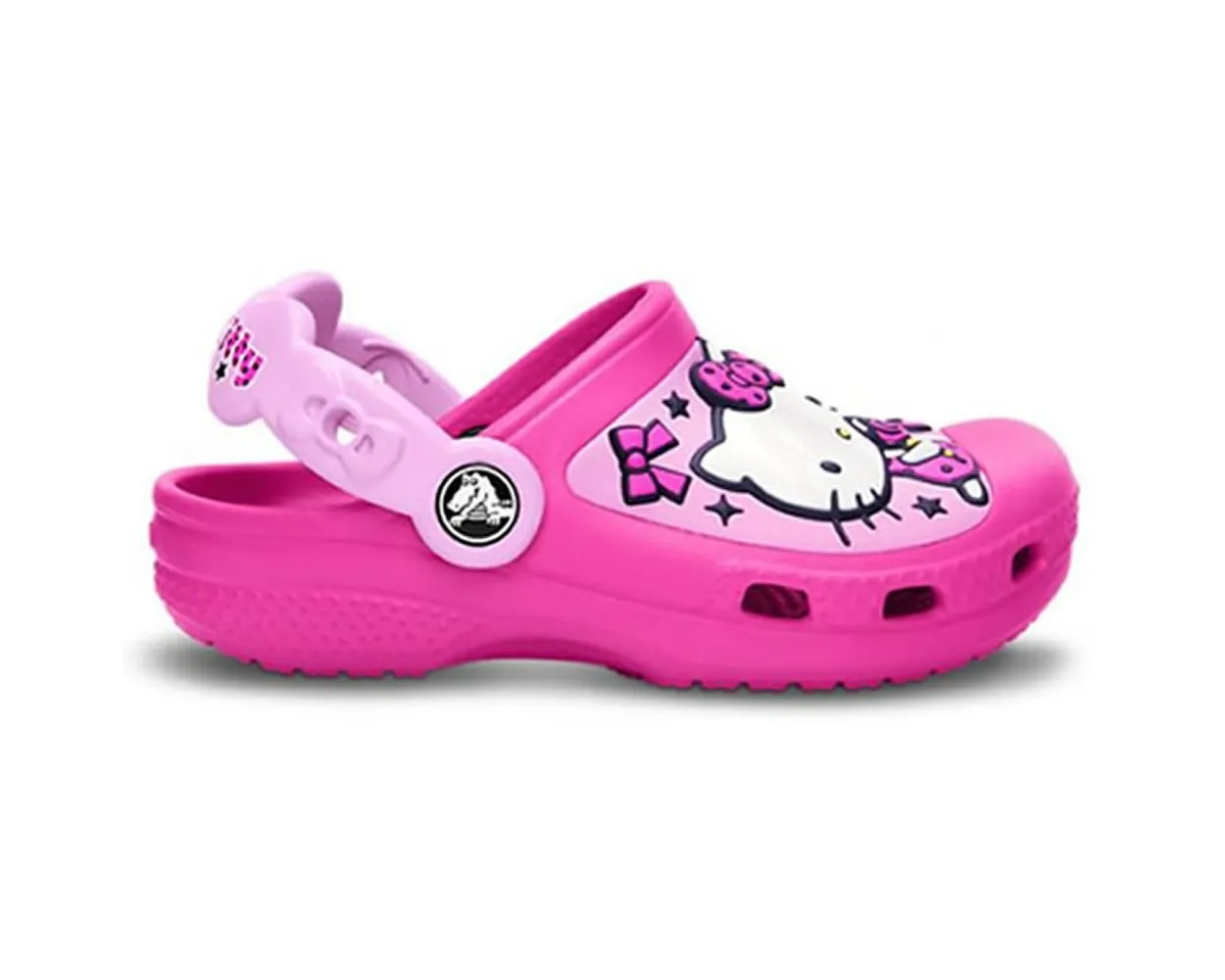 Crocs Kids Hello Kitty Candy & Ribbons - Neon Magenta/Carnation